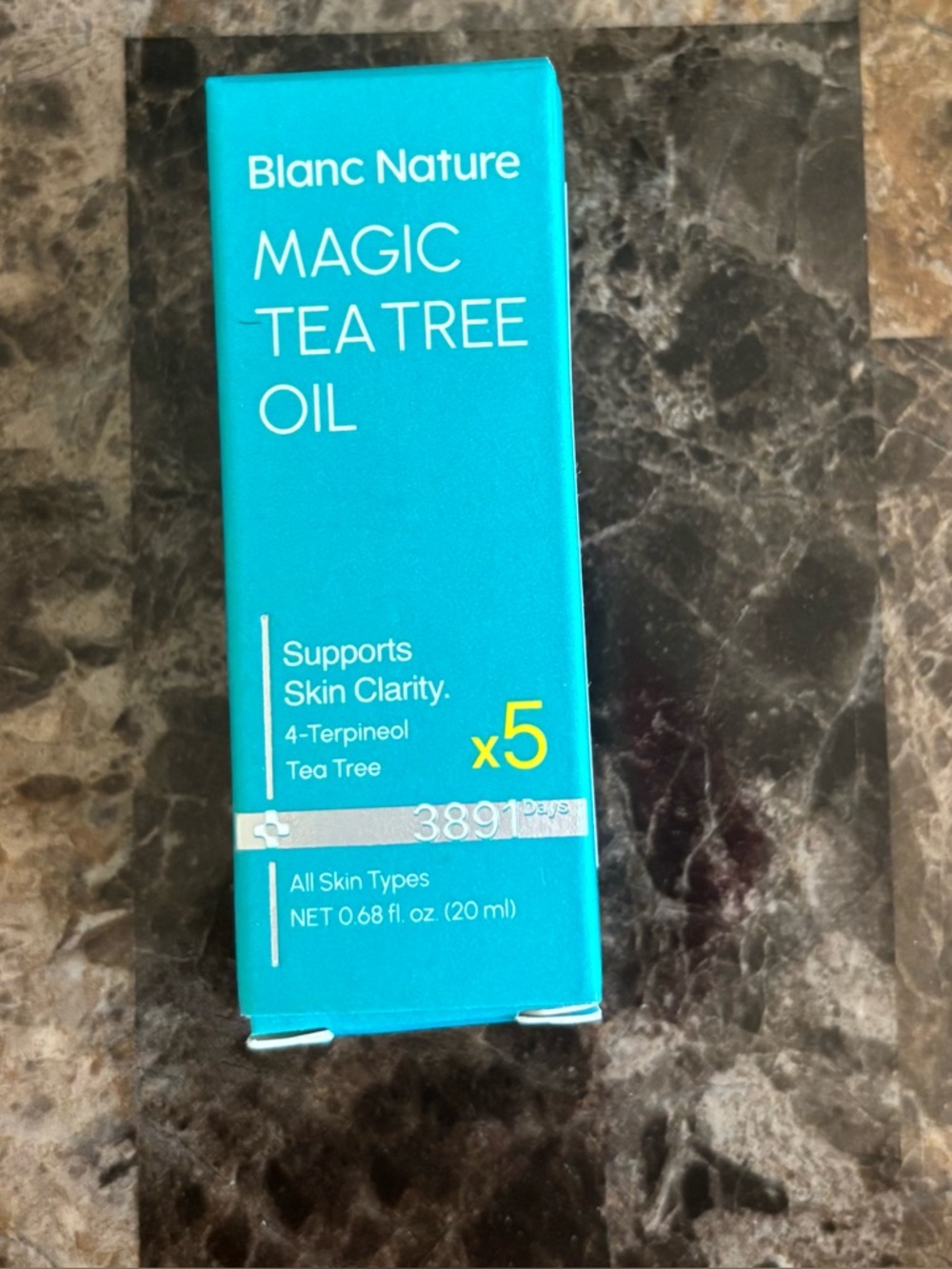 Blanc Nature Magic Tea Tree Oil 0.68 fl oz/ 20ml Skincare Face Exp 10/27 New
